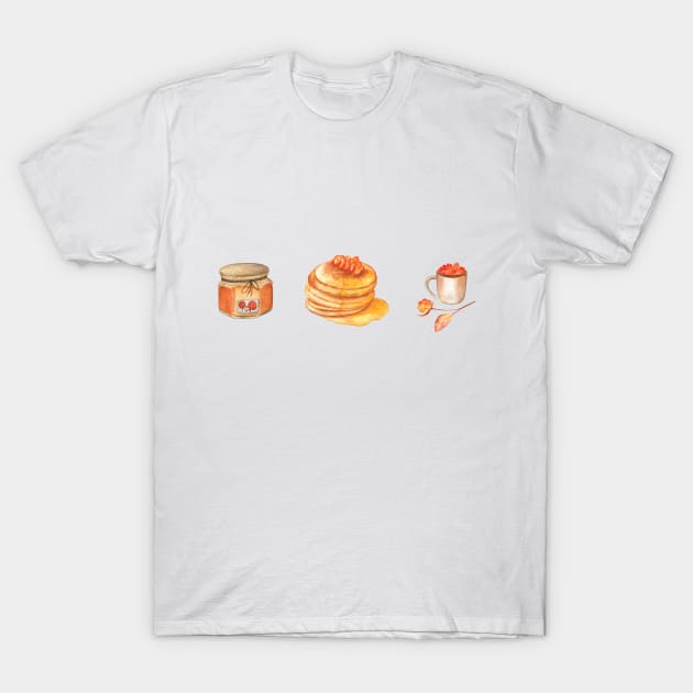 Cloudberry breakfast T-Shirt by Flowersforbear